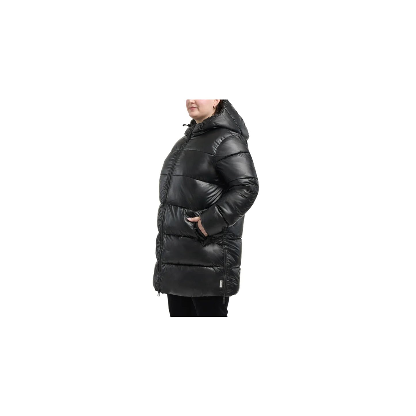 Hunter Women's Puffer Jacket Inner Fleece Trim Size Large