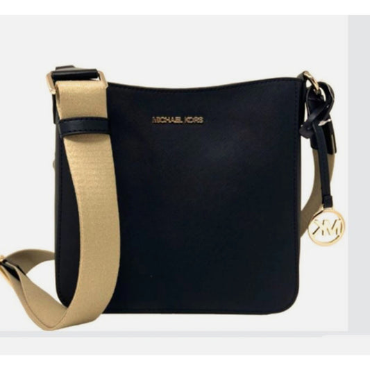 Michael Kors Small Leather Crossbody Bag (Black) 35S4GTVC5L