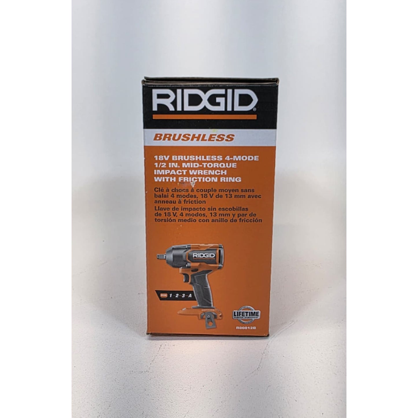 RIDGID R86012B 18V Brushless Cordless 4-Mode 1/2 in. Mid-Torque Impact Wrench