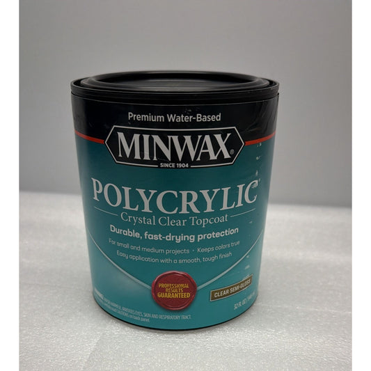 Minwax Polycrylic Water-Based Protective Finish Semi-Gloss