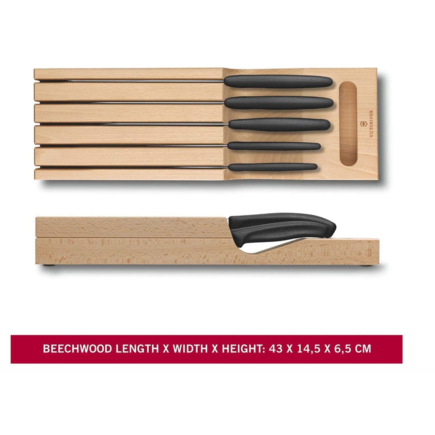 Victorinox Swiss Classic In Drawer 6 Piece Knife Holder 6pc - 6.7143.5