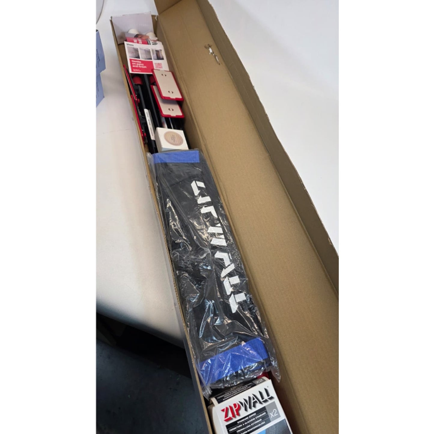Zipwall Four 10 Ft. Stainless Steel Spring-Loaded Dust Barrier Pole Kit