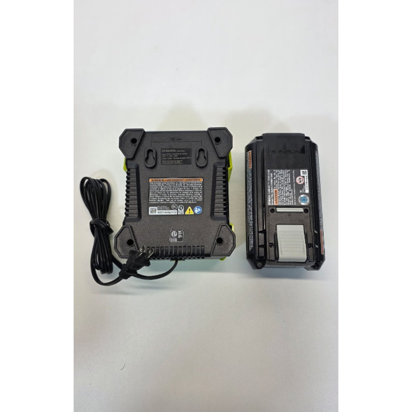 Ryobi (0P40404) 40V 4 Ah Lithium Ion Battery & (0P406VNM) Rapid Quick Charger