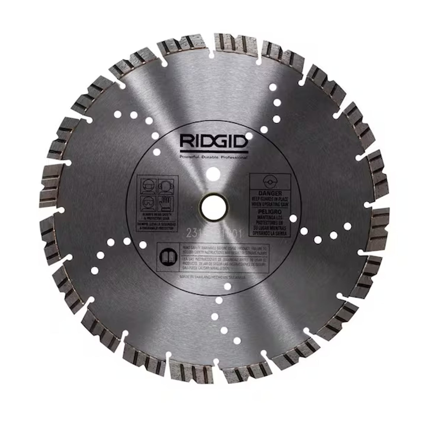 RIDGID 12 in. Masonry XTR Cutting Segmented Rim Diamond Saw Blade 25-CCNTS12