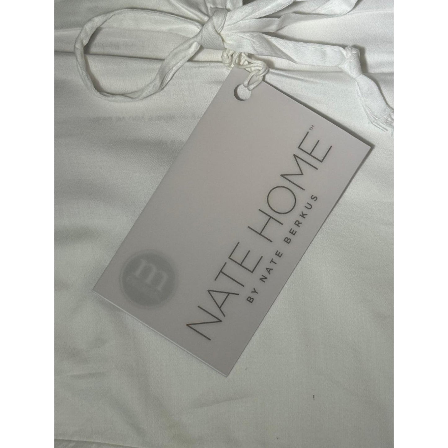 Nate Home By Nate Berkus Antique White 300TC Cotton Sateen Sheet Set Full