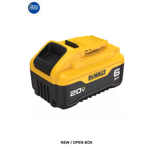 DeWalt DCB206 20V Max Premium XR 6.0Ah Lithium-Ion Battery
