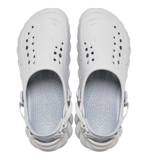 Crocs Echo Clogs Sneakers - Grey - Size 6 - Thermoplastic
