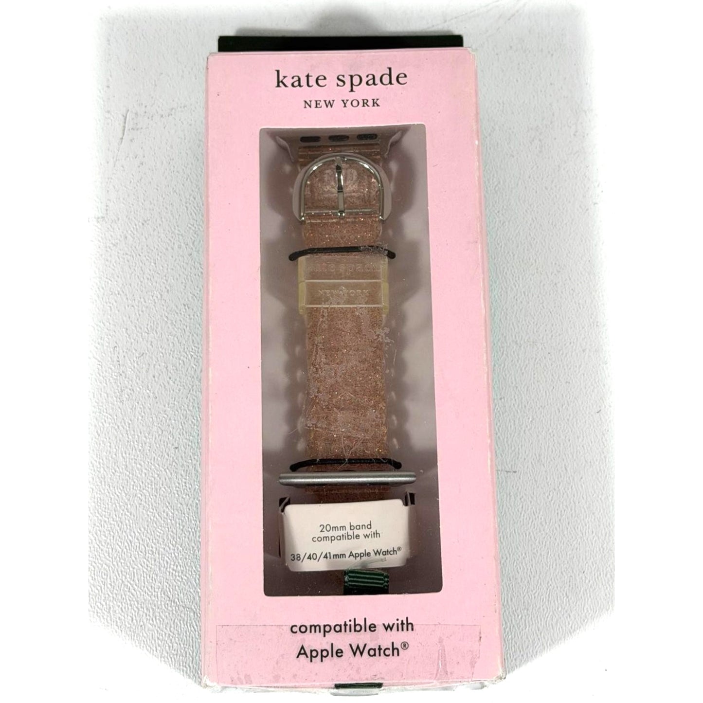 Kate Spade New York Apple Watch Band Rose Glitter Adjustable 38/40mm/41mm