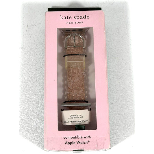 Kate Spade New York Apple Watch Band Rose Glitter Adjustable 38/40mm/41mm