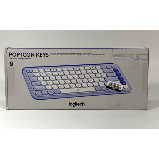 Logitech POP ICON KEYS, Wireless Bluetooth Keyboard, for Laptop, Tablets, PC ...