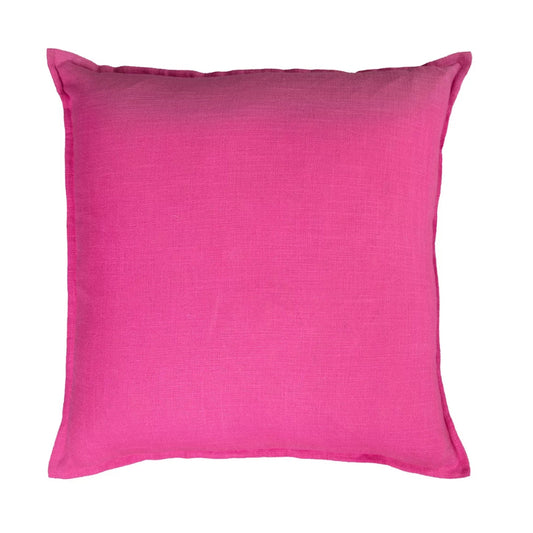 Rizzy Pink Transitional Cotton Slub Single-Color Throw Pillow Solid T05734
