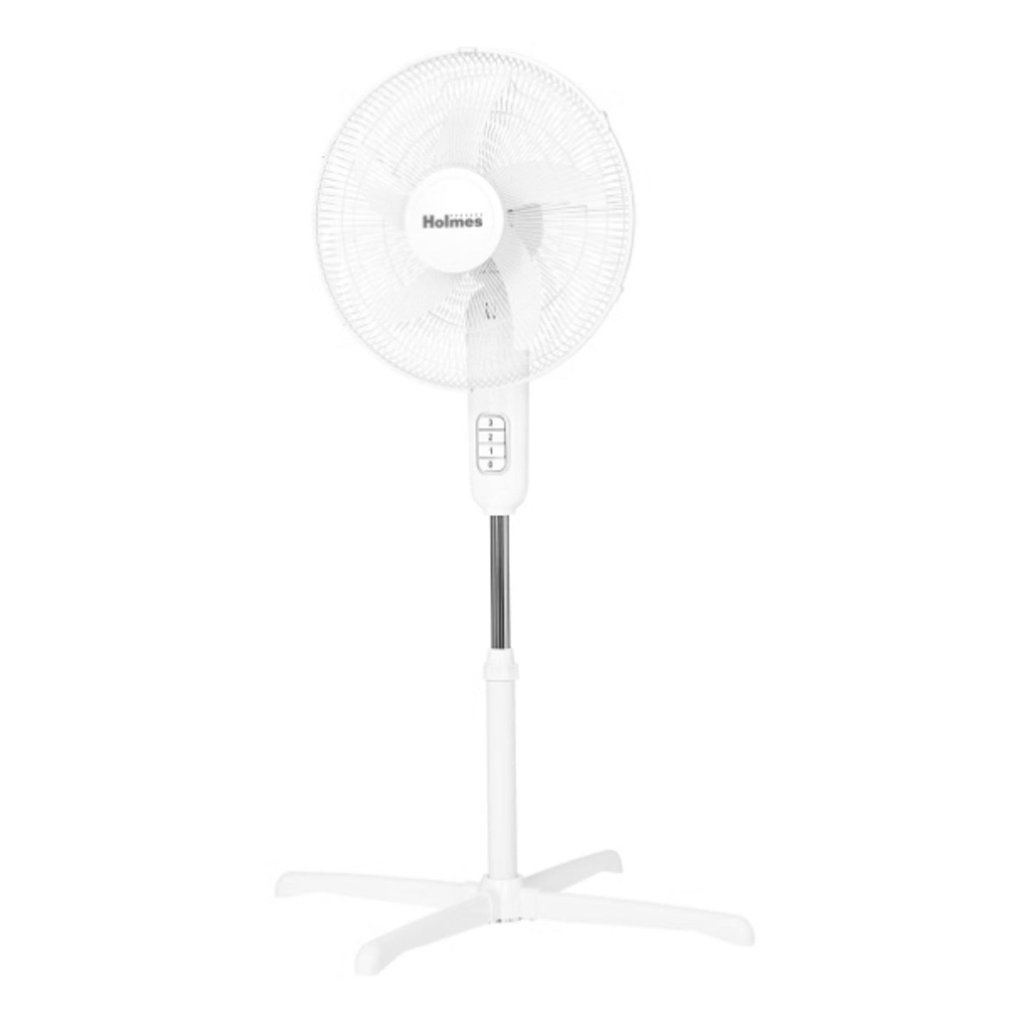 Holmes 16" Oscillating 3 Speed Manual Stand Fan White