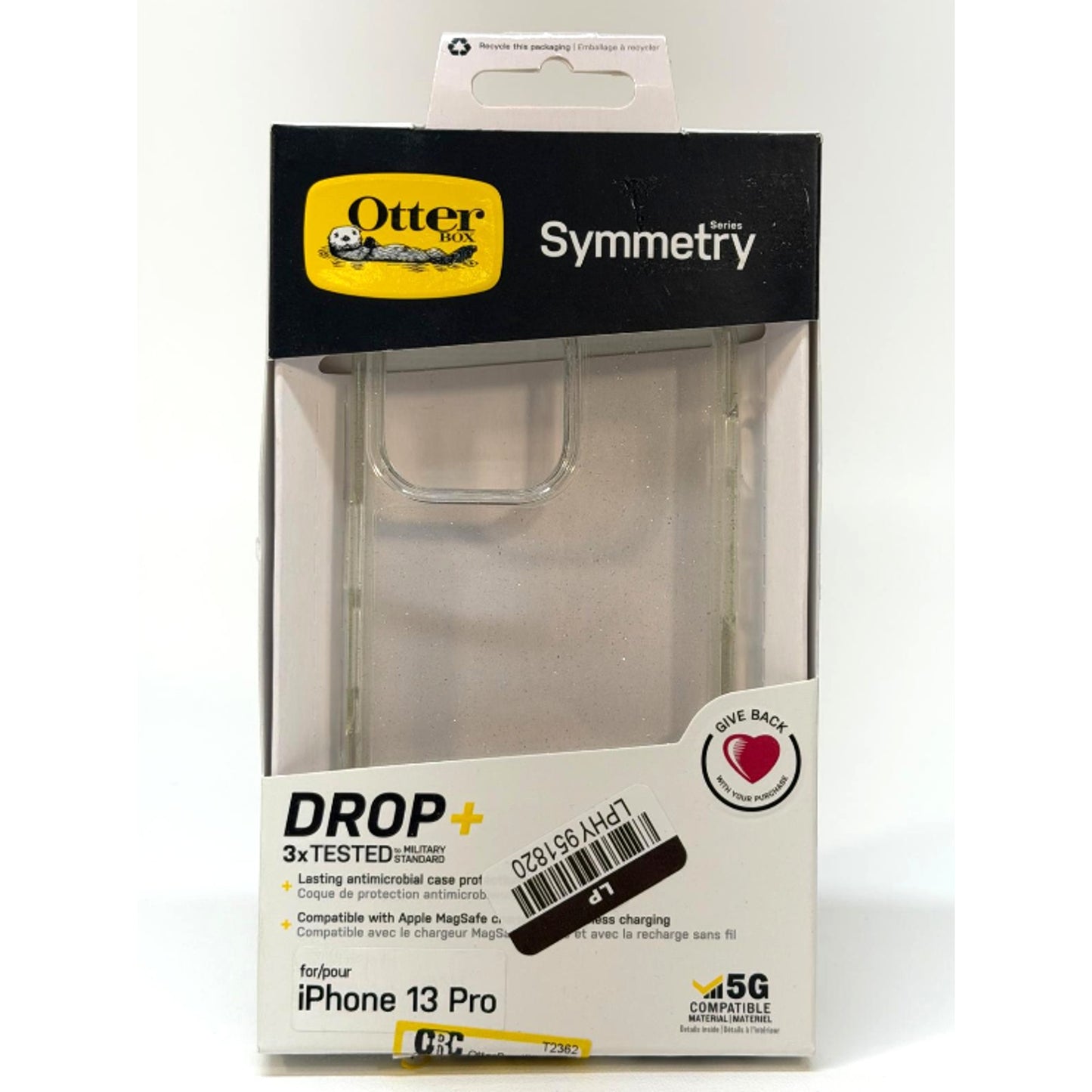 OtterBox iPhone 13 Pro Symmetry Clear Series Case - Stardust - Bump Resistant