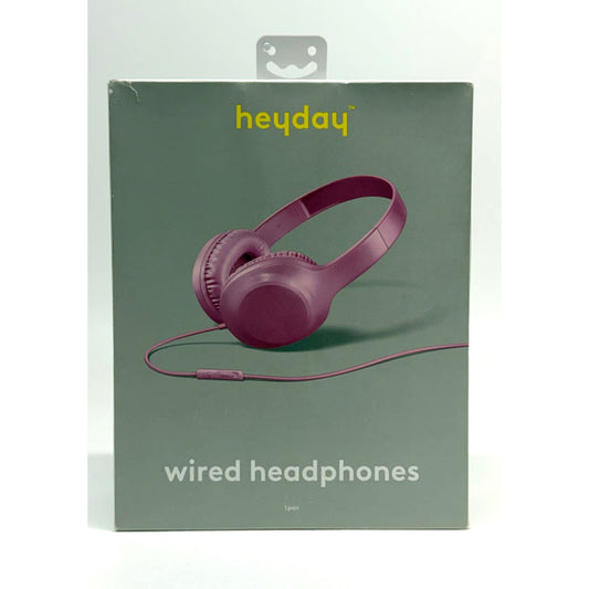 Heyday Wired Headphones Bright Pink Comfort Fit