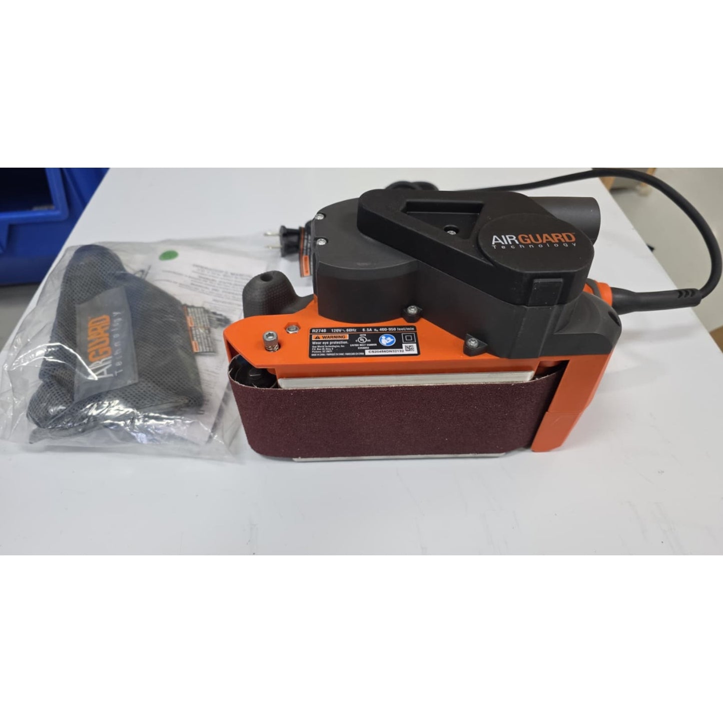 RIDGID R2740 3″ x 18″ Without Bag Corded Electric Belt Sander