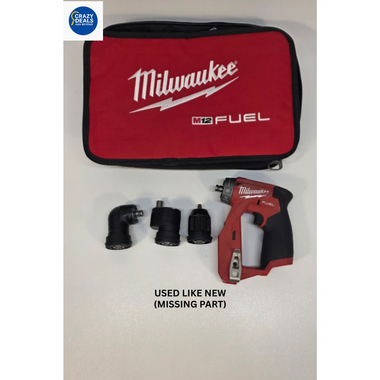 M12 FUEL 12V Brushless Cordless Installation Drill Driver Kit (Missing Part)