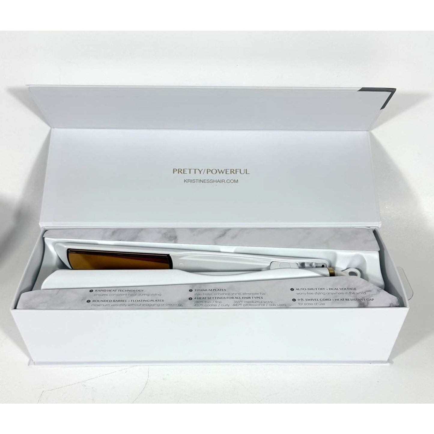 Kristin Ess Hair 3-In-One Titanium Flat Iron Hair Straightener