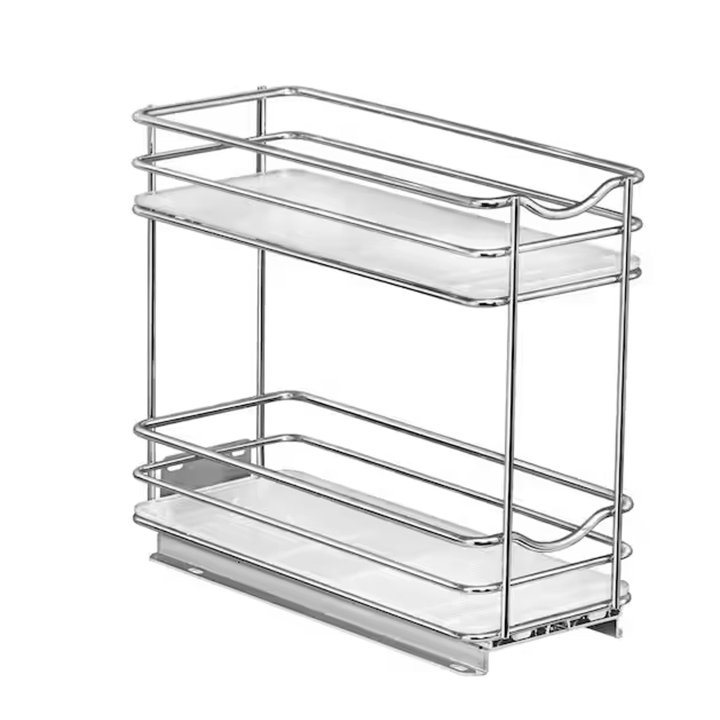 Pull Out Spice Rack Organizer for Inside Kitchen Cabinets - 4-3/8 inch Wide