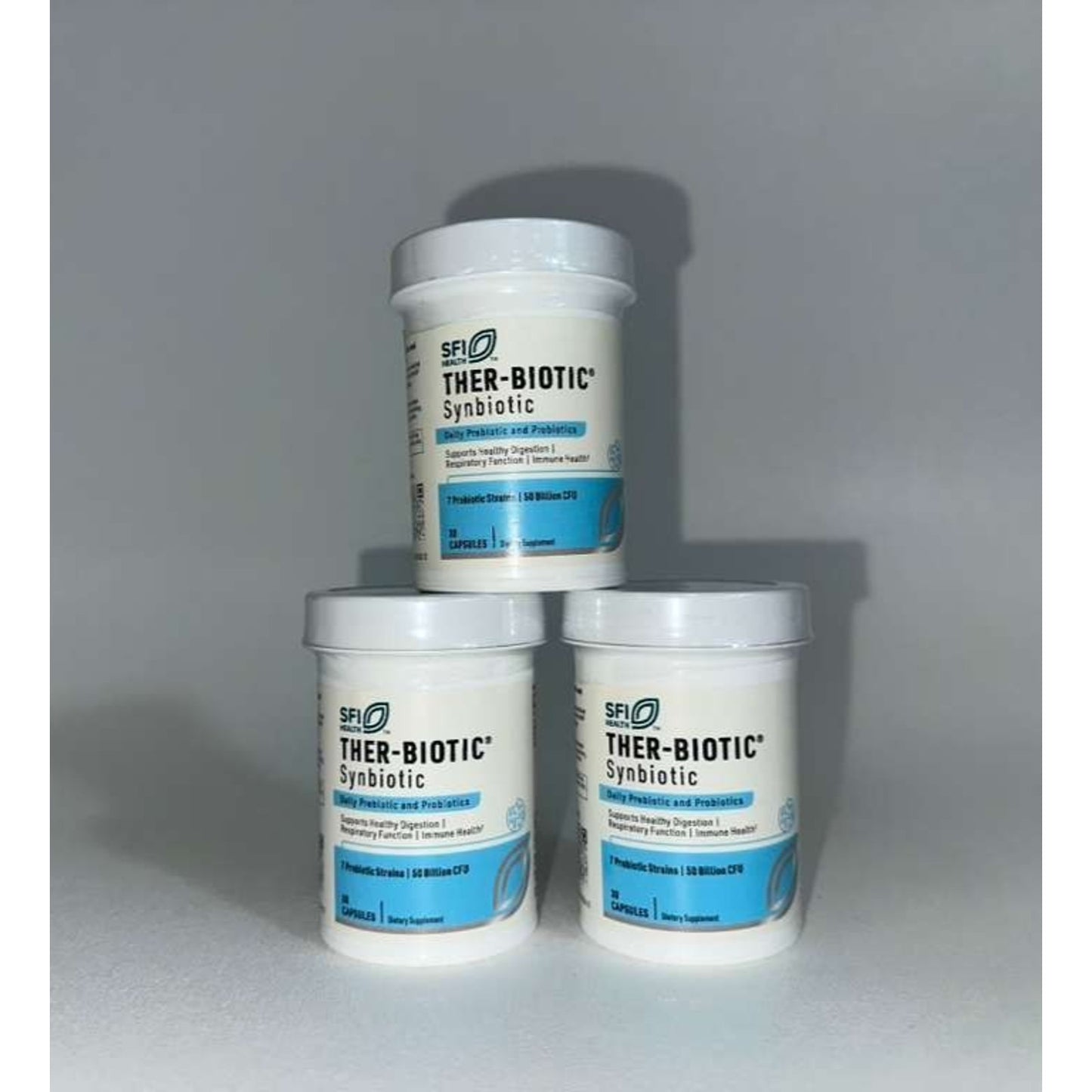 Klaire Labs SFI Health Ther-Biotic Synbiotic Prebiotics & Probiotic (3 x 30ct)