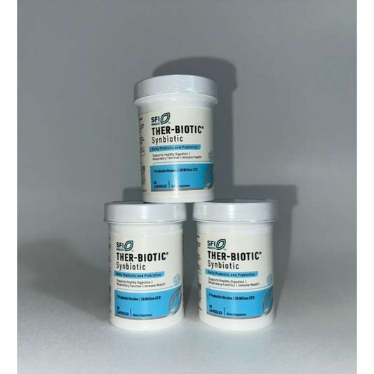 Klaire Labs SFI Health Ther-Biotic Synbiotic Prebiotics & Probiotic (3 x 30ct)