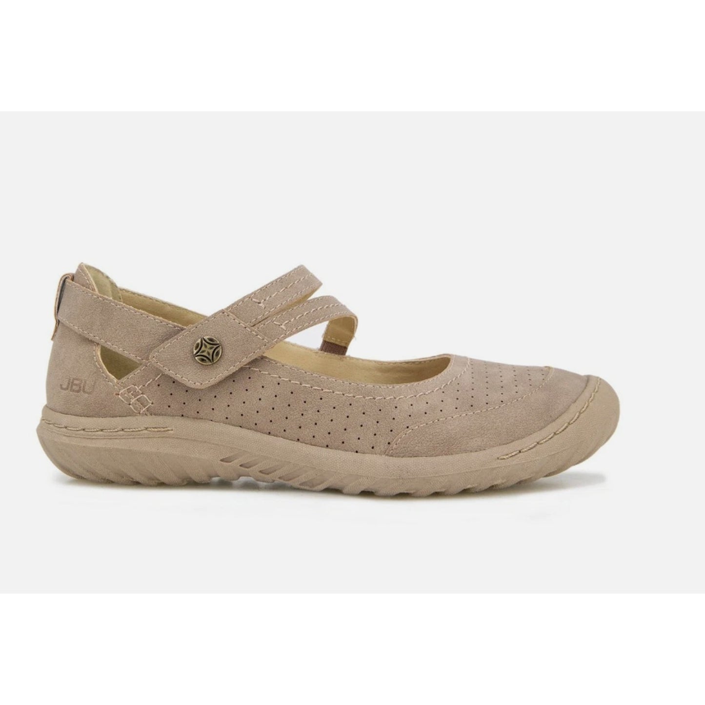 JBU Women's Fawn Mary Jane Taupe - B3FAW54, Taupe Size 9