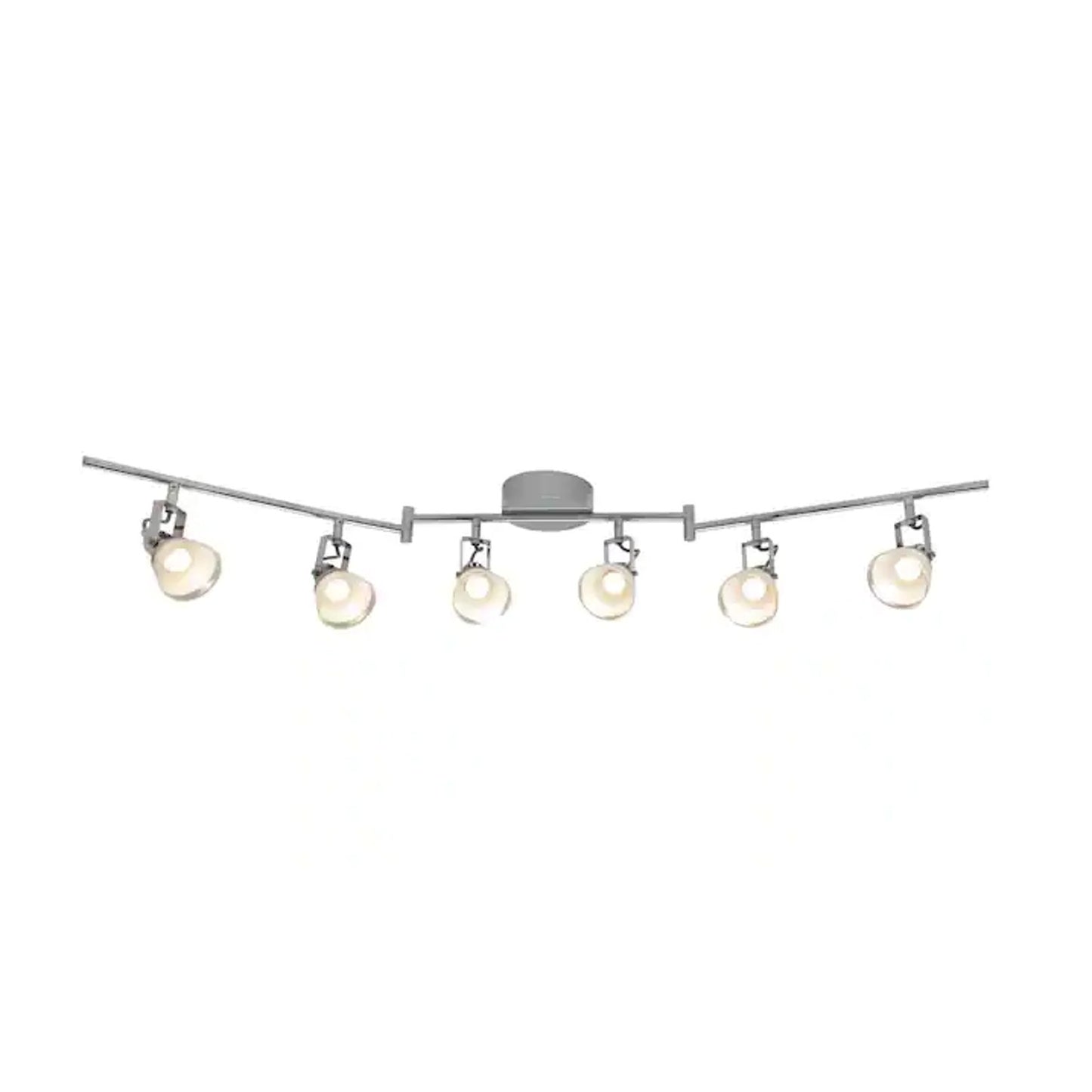 Hampton Bay 6-Light 4 ft. Chrome Integrated LED Track Lighting Kit