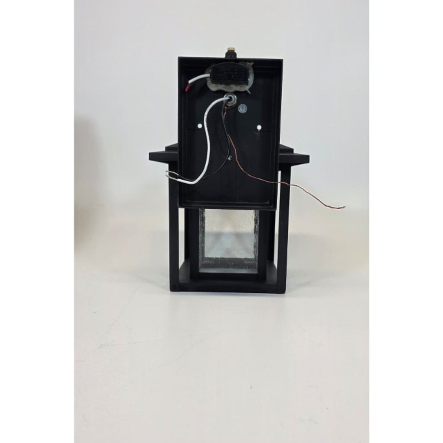 Mauvo Canyon 11” Black Dusk to Dawn Small LED Outdoor Wall Light Fixture Sconce