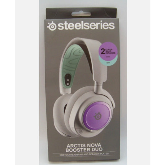 SteelSeries Exclusive Arctis Nova Booster Duo - Lilac/ Mint Colors, 810164140562