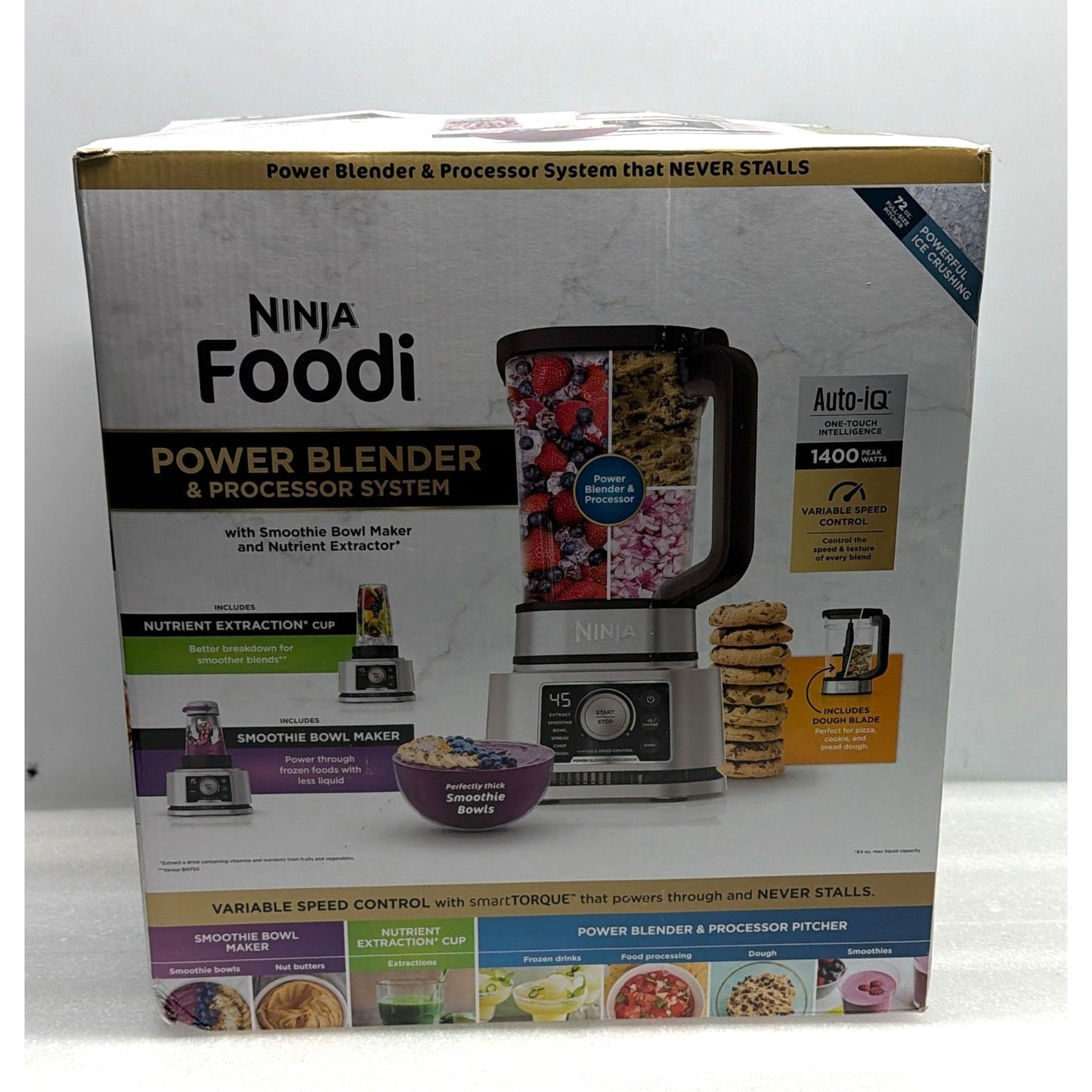 Ninja SS351 Foodi Power Blender & Processor System - Silver