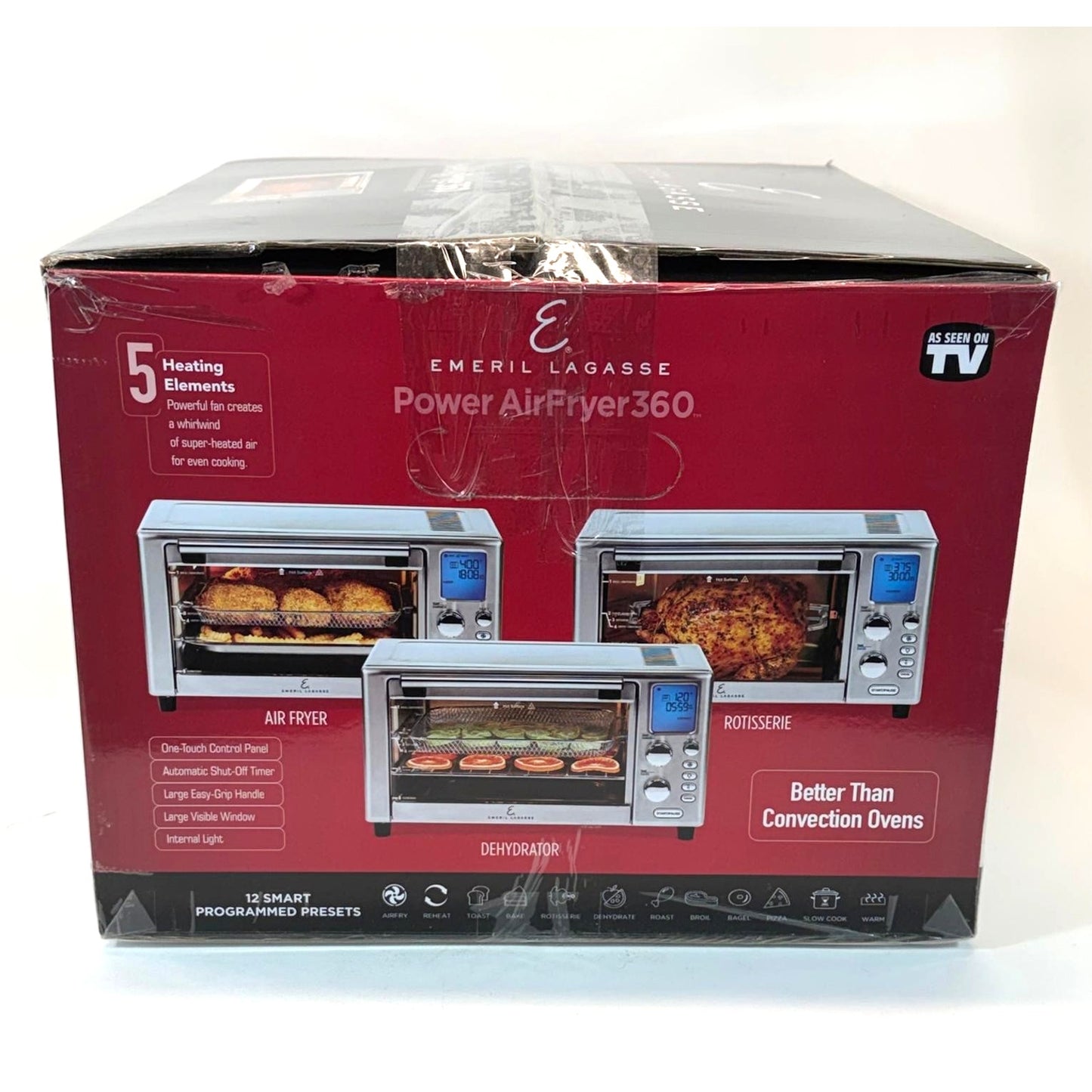 Emeril Lagasse Air Fryer with 9-in-1 Cooking Functions & Touch Control