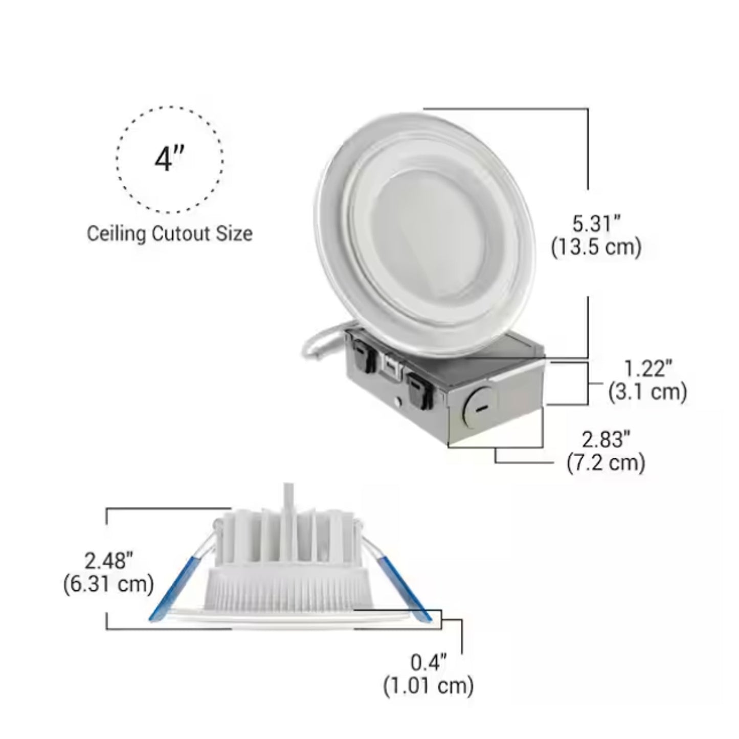 HALO 4” Dual Zone Smart Wi-Fi® Canless LED Light Powered by WiZ Pro