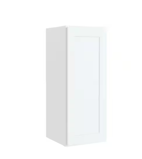 Courtland 12 in. W x 12 in. D x 30 in. H Assembled Shaker Wall Kitchen Cabinet in Polar White