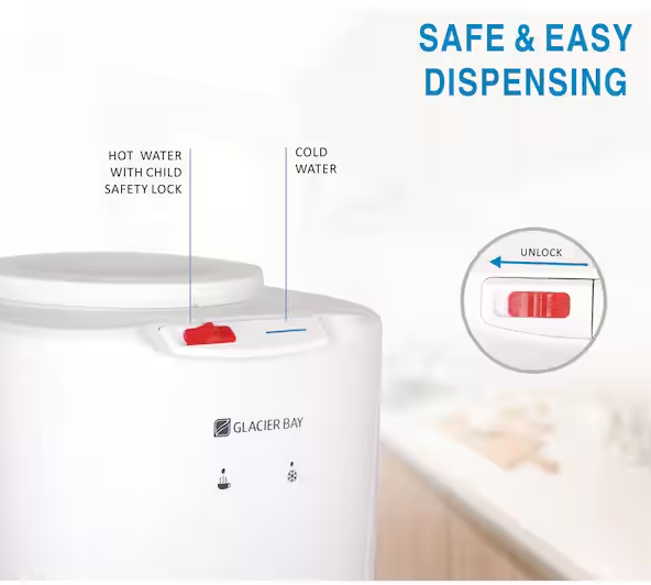 White Top Load Water Dispenser