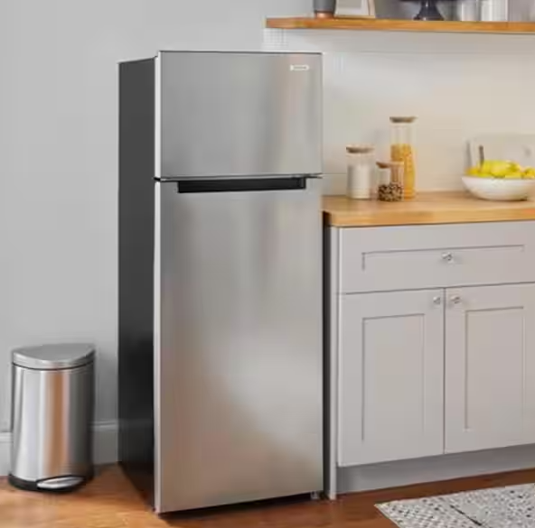 7.2 cu. ft. Top Freezer Refrigerator in Stainless Steel Look