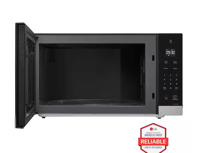 NeoChef 2.0 cu. ft. 1200-Watt Countertop Microwave in Stainless Steel with Smart Inverter