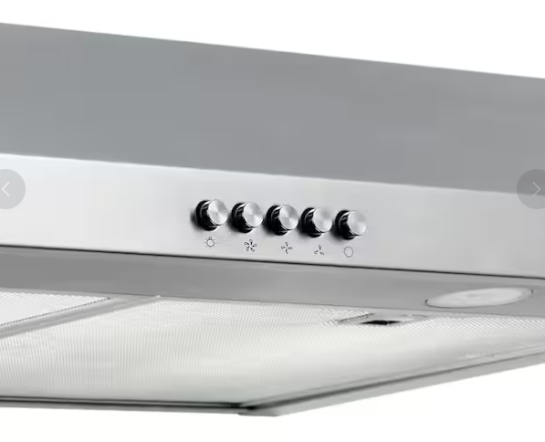 Caprelo 30 in. 320 CFM Convertible Under Cabinet Range Hood in Stainless Steel with LED Lighting and Charcoal Filter