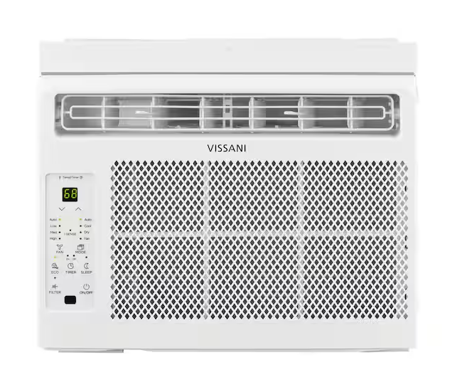 6,000 BTU 115-Volt Window Air Conditioner for 250 sq. ft. Rooms with Remote in White