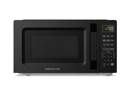 700-Watt Compact Countertop Microwave Oven-0.7 cu. ft. in Black