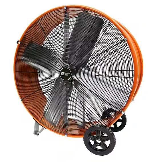 30 in. Heavy Duty 2-Speed Direct Drive Drum Fan