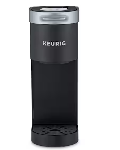 K Mini Plus Matte Black Single Cup Single Serve Coffee Maker