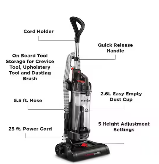 PowerSpeed Multi-Surface Upright Bagless Vacuum Cleaner