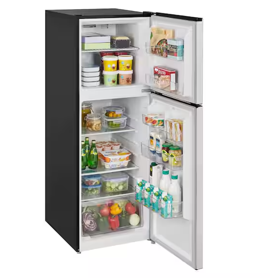 10.1 cu. ft. Top Freezer Refrigerator in Stainless Steel, Garage Ready