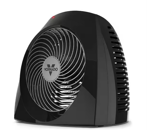 VH240 1500-Watts Black Indoor Electric Fan Space Heater with Advanced Safety Features