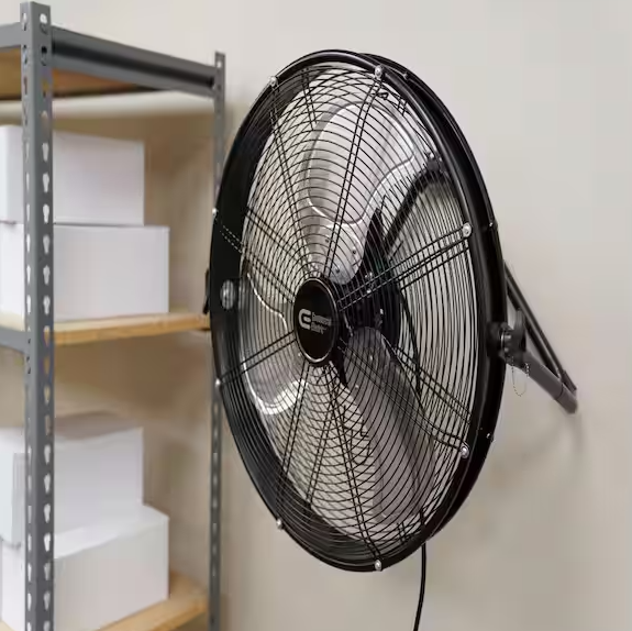 20 in. 3-Speed High Velocity Shroud Floor Fan