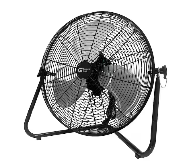20 in. 3-Speed High Velocity Floor Fan