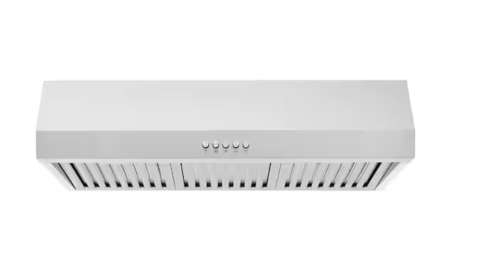Sarela 30 in. W x 7 in. H 500CFM Convertible Under Cabinet Range Hood in Stainless Steel with LED Lights and Filter