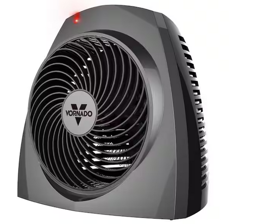 VH200 1500-Watt Electric Portable Space Heater, Whole Room Vortex Heat Circulation, Charcoal