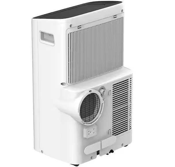 8,000 (DOE) BTU Portable Air Conditioner Cools 350 sq. ft. with Dehumidifier and Remote Control in White