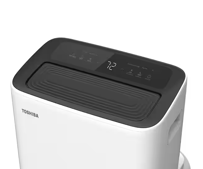 8,000 (DOE) BTU Portable Air Conditioner Cools 350 sq. ft. with Dehumidifier and Remote Control in White