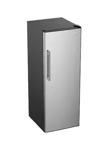 24 in. 11 cu. ft. Convertible Auto Defrost Garage Ready Upright Freezer/Refrigerator in Stainless Steel, Energy Star